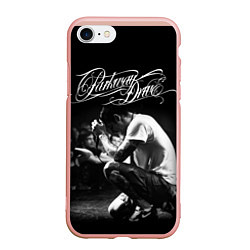 Чехол iPhone 7/8 матовый Parkway Drive, цвет: 3D-светло-розовый