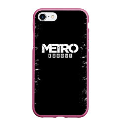 Чехол iPhone 7/8 матовый METRO EXODUS, цвет: 3D-малиновый