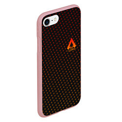 Чехол iPhone 7/8 матовый Apex Legends: Orange Dotted, цвет: 3D-баблгам — фото 2