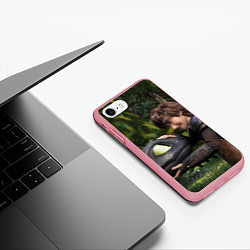 Чехол iPhone 7/8 матовый Как приручить дракона, цвет: 3D-баблгам — фото 2