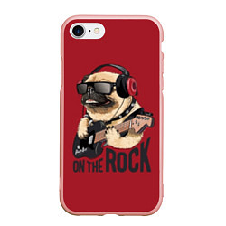 Чехол iPhone 7/8 матовый On the rock, цвет: 3D-светло-розовый
