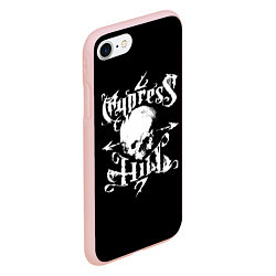 Чехол iPhone 7/8 матовый Cypress Hill, цвет: 3D-светло-розовый — фото 2