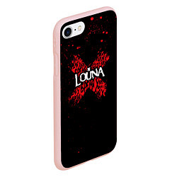 Чехол iPhone 7/8 матовый Louna, цвет: 3D-светло-розовый — фото 2