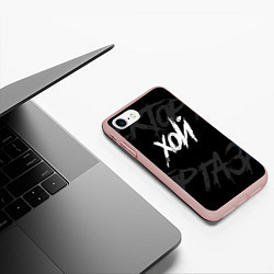 Чехол iPhone 7/8 матовый Сектор Газа - ХОЙ, цвет: 3D-светло-розовый — фото 2