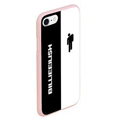 Чехол iPhone 7/8 матовый BILLIE EILISH, цвет: 3D-светло-розовый — фото 2
