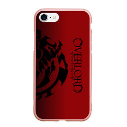 Чехол iPhone 7/8 матовый Overlord, цвет: 3D-светло-розовый