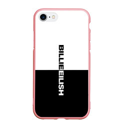Чехол iPhone 7/8 матовый BILLIE EILISH: White & Black