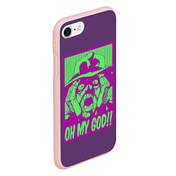 Чехол iPhone 7/8 матовый Oh my good!!, цвет: 3D-светло-розовый — фото 2