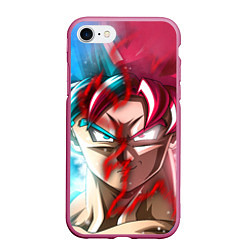 Чехол iPhone 7/8 матовый Dragon Ball, цвет: 3D-малиновый