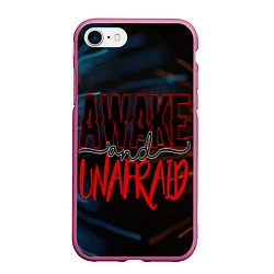 Чехол iPhone 7/8 матовый Awake unafraid