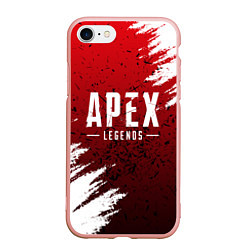 Чехол iPhone 7/8 матовый APEX LEGENDS, цвет: 3D-светло-розовый