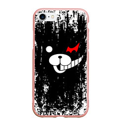 Чехол iPhone 7/8 матовый MONOKUMA, цвет: 3D-светло-розовый