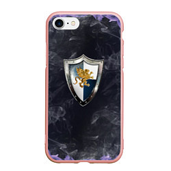 Чехол iPhone 7/8 матовый Heroes of Might and Magic, цвет: 3D-светло-розовый