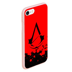 Чехол iPhone 7/8 матовый Assassin’s Creed, цвет: 3D-светло-розовый — фото 2