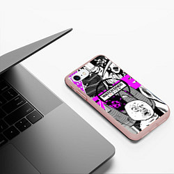 Чехол iPhone 7/8 матовый WATCH DOGS:LEGION, цвет: 3D-светло-розовый — фото 2