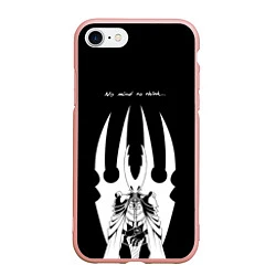 Чехол iPhone 7/8 матовый Hollow Knight, цвет: 3D-светло-розовый