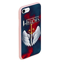 Чехол iPhone 7/8 матовый Heroes of Might and Magic, цвет: 3D-светло-розовый — фото 2