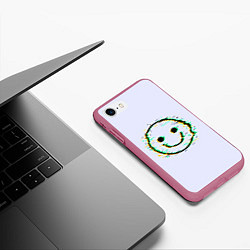 Чехол iPhone 7/8 матовый Smile, цвет: 3D-малиновый — фото 2