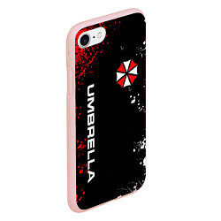 Чехол iPhone 7/8 матовый UMBRELLA CORPORATION, цвет: 3D-светло-розовый — фото 2