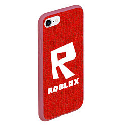 Чехол iPhone 7/8 матовый Roblox, цвет: 3D-малиновый — фото 2