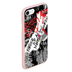 Чехол iPhone 7/8 матовый Green Day - Father of All MF, цвет: 3D-светло-розовый — фото 2