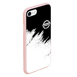 Чехол iPhone 7/8 матовый NISSAN, цвет: 3D-светло-розовый — фото 2