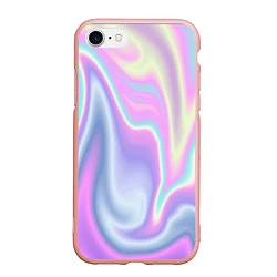 Чехол iPhone 7/8 матовый Vaporwave, цвет: 3D-светло-розовый