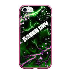 Чехол iPhone 7/8 матовый GreenDay, цвет: 3D-малиновый