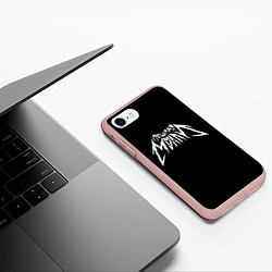 Чехол iPhone 7/8 матовый ПОШЛАЯ МОЛЛИ, цвет: 3D-светло-розовый — фото 2