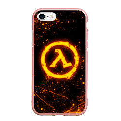 Чехол iPhone 7/8 матовый HALF-LIFE