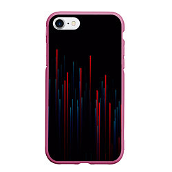 Чехол iPhone 7/8 матовый Red & Black