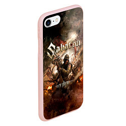 Чехол iPhone 7/8 матовый Sabaton, цвет: 3D-светло-розовый — фото 2