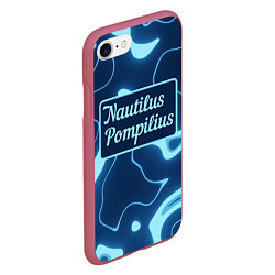 Чехол iPhone 7/8 матовый Наутилус Помпилиус, цвет: 3D-малиновый — фото 2