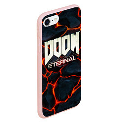 Чехол iPhone 7/8 матовый DOOM: ETERNAL, цвет: 3D-светло-розовый — фото 2