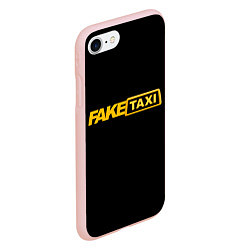 Чехол iPhone 7/8 матовый Fake Taxi, цвет: 3D-светло-розовый — фото 2