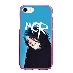 Чехол iPhone 7/8 матовый MCR, цвет: 3D-малиновый