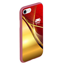 Чехол iPhone 7/8 матовый VENUM, цвет: 3D-малиновый — фото 2