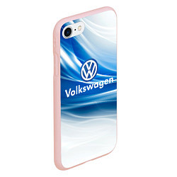 Чехол iPhone 7/8 матовый Volkswagen, цвет: 3D-светло-розовый — фото 2
