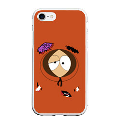 Чехол iPhone 7/8 матовый South Park Dead Kenny, цвет: 3D-белый