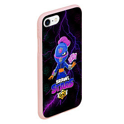 Чехол iPhone 7/8 матовый BRAWL STARS TARA, цвет: 3D-светло-розовый — фото 2