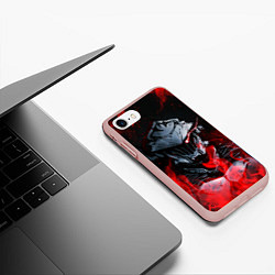 Чехол iPhone 7/8 матовый УБИЙЦА ГОБЛИНОВ, цвет: 3D-светло-розовый — фото 2