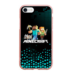 Чехол iPhone 7/8 матовый Minecraft