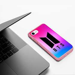 Чехол iPhone 7/8 матовый BTS, цвет: 3D-баблгам — фото 2