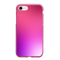 Чехол iPhone 7/8 матовый Нежный цвет, цвет: 3D-малиновый