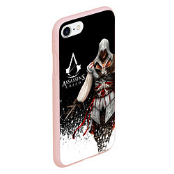 Чехол iPhone 7/8 матовый Assassin’s Creed 04, цвет: 3D-светло-розовый — фото 2