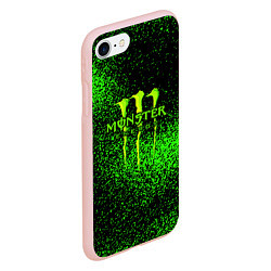 Чехол iPhone 7/8 матовый MONSTER ENERGY, цвет: 3D-светло-розовый — фото 2