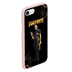 Чехол iPhone 7/8 матовый Gold Midas Fortnite 2, цвет: 3D-светло-розовый — фото 2