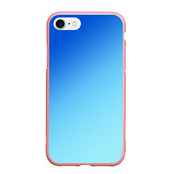 Чехол iPhone 7/8 матовый Blue, цвет: 3D-баблгам