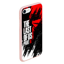 Чехол iPhone 7/8 матовый THE LAST OF US II, цвет: 3D-светло-розовый — фото 2