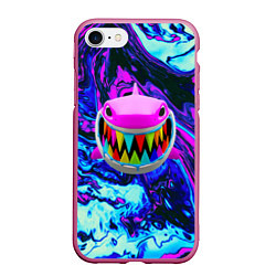 Чехол iPhone 7/8 матовый 6IX9INE 69 TEKASHI, цвет: 3D-малиновый